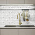 Decoroom Marble Contact Paper 17.71''×118''?White Grey Peel and Stick Wallpaper?Glossy Self Adhesive Marble Granite Paper for Kitchen Countertops ...