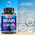 Brain Supplements for Memory and Focus, Nootropic Support for Concentration, Clarity, Energy, Brain Health with Bacopa, Cognitive Vitamins, Phosph...