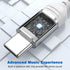 USB C Wired Headphones for Samsung Galaxy S24 S23 Ultra S22 S21, HiFi Stereo Type C Earbud Magnetic Earphone Microphone Volume Control for Apple i...