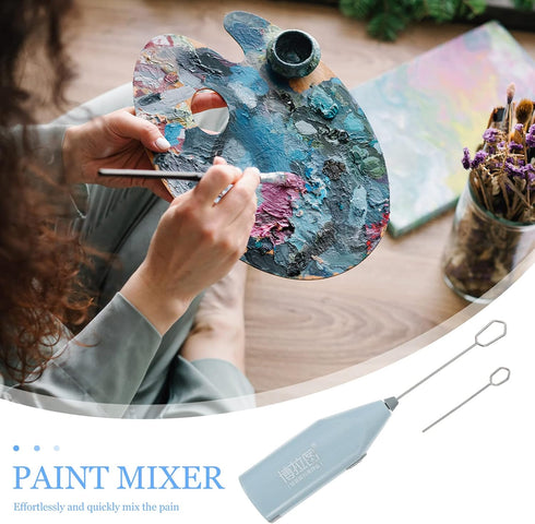 Ciieeo Paint Shaker Electric Handheld Painting Color Blender Tumbler Mixer for Pigment Electric Gouache Mixer Tools Stirrer Blender Acrylic Paint ...