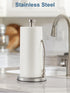 SMARTAKE Paper Towel Holder, Paper Towel Dispenser Standing Weighted Base Non Slip, Spring Arm for Easy Tear, Stainless Steel Paper Towel Holder f...