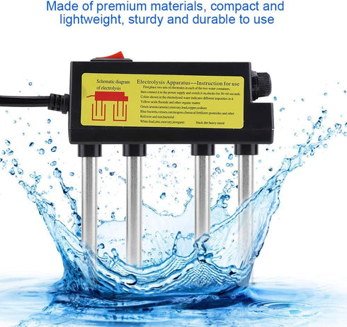Haofy Water Electrolyzer, Quick Water Quality Test Pen, Portable Accurate Water Quality Testing Equipment for Drinking Water, Aquariums, Pools, Sp...