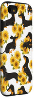 iPhone SE (2020) / 7 / 8 Dachshund Mom Case Sunflower dog Women gift Case......