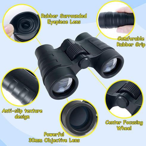 ESSENSON Binoculars for Kids Toys Gifts for Age 3-12 Years Old Boys Girls Kids Telescope Outdoor Toys for Sports and Outside Play Hiking, Bird Wat...