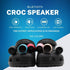 Croc Speaker, Mini Speaker for Croc, Halloween Mini Speaker, Bluetooth Croc Charm, Pink...