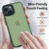 for iPhone 14 Phone Case, Shockproof for iPhone 13 Case, Military Grade Drop Protection, Protective Hard Back Slim Translucent Case for iPhone 13/...