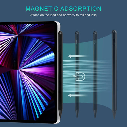 2022 iPad Pro 12.9-Inch 5th/4th/3rd Generation Stylus Pen with Palm Rejection, Active Stylus Plastic Tip Digital Smart Pencil for Apple iPad Pro 1...