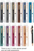 Sarasa Zebra Gel Ballpoint Pen Grand 0.5mm 11 Color Retractable Pen Refill Set RJF5 With Original Stylus Ballpoint Touch Pen......