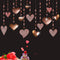 Cheerland Rose Gold Party Decorations Romantic Heart Paper Streamers Garland Hanging for Mother’s Day Love Date Tea Brunch Wedding Anniversary Bri...