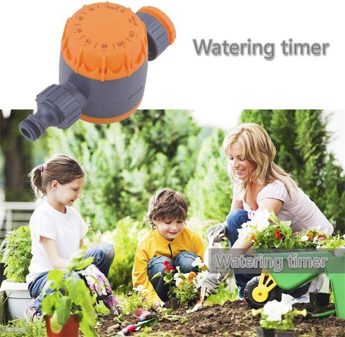 EZONEDEAL Automatic Watering Device Electronic Water Timer, Mechanical Timed Water Spray System, Greenhouse Garden Irrigation Controller Watering ...