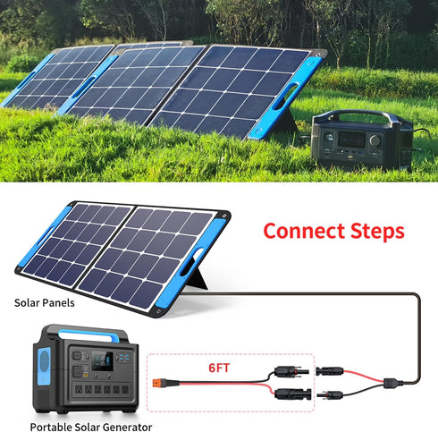 10AWG 6FT Solar to XT60i Cable 2 6 10 25 35 50 75 100FT Solar Connector to XT60i Adapter Cable for Portable Power Station (6FT)...