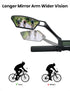 MAGICYCLE 2024 New 360 degree retractable Bike Mirrors 1 Pair Handlebar Rear View Mirror E-Bike Mirrors Adjustable Rotatable Safe Wide Angle HD Gl...