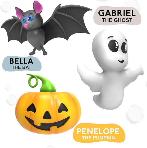 Halloween Mold Free Bath Toys for Babies and Toddlers, Animal No Hole Bath Toys, Bath Toys no Mold for Tub,Beach,Pool, BPA-Free, Infant Bath Toys ...