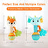 Baby Rattles 0-6 Months?Baby Soft Rattles Shaker?Hand Grab Sensory Shaker,Teething Toys for Babies 6-12 months?Sensory Plush Animal Toys for 0 3 6...