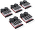 CAMWAY 5PCS 2in1 1-8s Lipo Battery Voltage Tester,RC Low Voltage Buzzer Alarm,Battery Monitor Checker Tester for 1-8s Lipo/Li-ion/LiMn/Li-Fe...