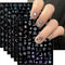 JMEOWIO 10 Sheets Moon Star Aurora Nail Art Stickers Decals Self-Adhesive Pegatinas Uñas Cute Nail Supplies Nail Art Design Decoration Accessories...