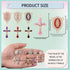48Pcs/24Sets Rosary Making Kits Supplies Cross and Center Medal Charms Alloy Enamel Rhinestones Virgen de Guadalupe Charm Pendant for Diy Catholic...