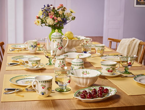 Villeroy & Boch French Garden Fleurence Salad Plate, Premium Porcelain, White/Multicolored...