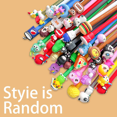 36PCS Cute Cartoon Gel Black Ink Pens,Random Kawaii Writing Pens,Assorted Styles Pens for School Rewards Office Home Student Kids Gifts Present...
