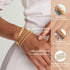 doubgood Gold Bracelets for Women Stackable Gold Bangles Friendship Beaded Bracelets Jewelry Set for Mother's Day Gifts Valentine Wedding Birthday...