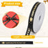 2023 Graduation Ribbon, White Graduation Ribbon with Gold Lettering for Party Favor Gift Wrapping Graduation Party Decoration 0.4Inchx10Yards (Bla...
