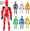 Lucky 13 Action Figures - (Assembly Completed) Titan 13 Action Figure, T13 Action Figure 3D Printed Multi-Jointed Movable,Desktop Decorations for ...