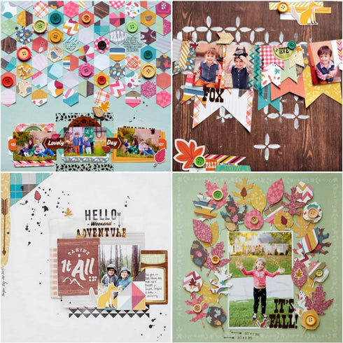 Scrapbooking Paper,Pack of 24 Sheets Designer Paper Pad 12x12 Inches Single-Sided Decorative Origami Scrapbook Paper Supplies Patterned Cardstock ...