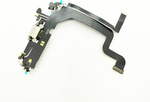 Charging Port Board Dock Connector Flex Cable Replacement Compatible with iPhone 14 Pro Max 6.7inch (White)......