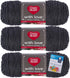 Red Heart Yarn Red Heart with Love Yarn - Platinum - 3 Pack Bundle with Bella Crafts Stitch Markers......