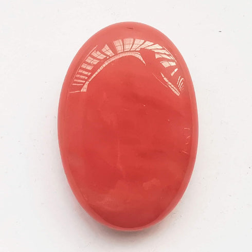 Cherry Quartz Oval Palm Pocket Healing Crystal Massage Spa Energy Stone,Healing Crystal for Therapy Geometry Chakra Balancing...