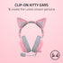 Razer Kitty Ears V2: Clip-on Kitty Ears for Headsets, Gaming Headphones - Universal Fit - Versatile, Adjustable Straps - Lightweight Sillicone - D...