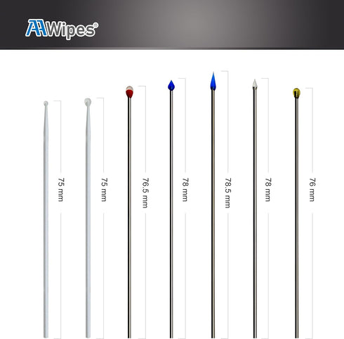 Sensor Glue Sticks ESD | 1.8 mm Water Drop Shape Head, 10 Packs, Blue, Medium Viscosity, Stainless Steel | Anti Static Dust Rods for Sensors, LCD,...