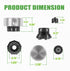 630-7500 Service Kit (2 Sets) Replace for Prier 630-7500 Vacuum Breaker Service Parts Kit Wall Hydrant Vacuum Breaker Replacement Parts Fit for 40...