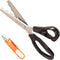 Strong & Sharpe Pinking Shears,Pinking Shears Scissors for Fabric, Serrated and Scalloped Scissors Fabric,3mm,5mm,7mm (Wavy 18mm)...