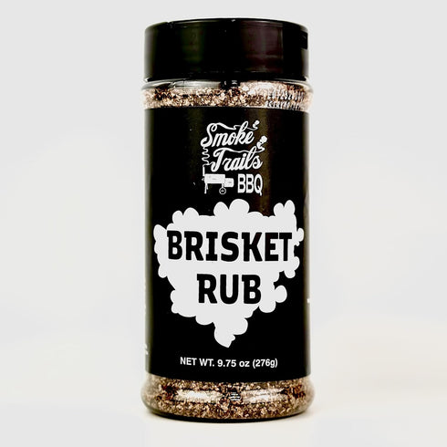 Smoke Trails BBQ BRISKET RUB | BBQ Rub for Texas Brisket by Steve Gow | Great on Brisket, Beef Short Ribs, Steaks, and more...