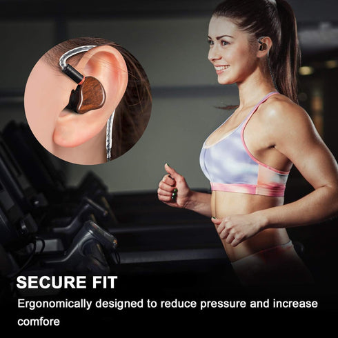 in Ear Monitor Headphones, HiFi Stereo IEM Earphones, Dynamic Dual Driver Wired Earbuds with Detachable Cable, Noise Canceling Headset for Singers...