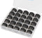 Simthread 25pcs Black Prewound Bobbin Thread Size A Class 15 (SA156) 60WT with Clear Storage Plastic Case Box 70D/2 for Brother Embroidery Thread ...