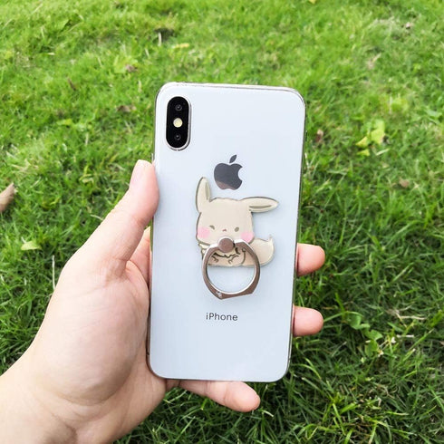 ZOSTLAND 3PCS Fairy Fat Monster Phone Ring Universal 360°Adjustable Phone Case Finger Stand Holder Desk Stent Mount Car Hook Compatible with All i...