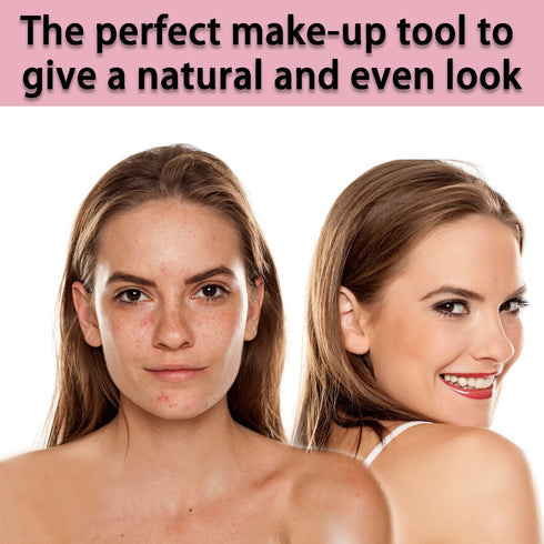 Makeup Brush Set Make up Brushes and Sponges Set Professional Blending Brush Foundation Brush Set Dual Ended Makeup Brush Kabuki Foundation Brush,...