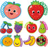 60Pcs Fruit of The Spirit Christian Bulletin Board Set Bible Religious Accents Cutouts Sunday School Christian kids Classroom Wall Decor Education...
