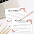Giftideaworkshop 50 Floral Share A Memory Cards for Celebration of Life Birthday Anniversary Memorial Funeral Graduation Bridal Shower Game, Guest...