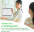 S&O Fruity Magnetic Fridge Calendar from January 2024-June 2025 - Tear-Off Refrigerator Calendar to Track Events & Appointments - 18 Month Magneti...
