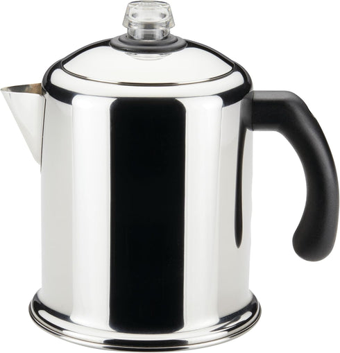 Farberware Classic Yosemite Stainless Steel Coffee Percolator - 8 Cup, Silver...