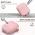 Flower Engraved Case for AirPods 2nd/1st Generation 2019, Soft Silicone AirPods Case Cover for AirPod 2/1 Gen Case Cover Charging Case with Clean ...