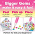 Creativity for Kids Big Gem Diamond Painting Kit: Sweets Stickers and Suncatchers - Diamond Art for Kids, DIY Stickers and Suncatcher Kit for Girl...