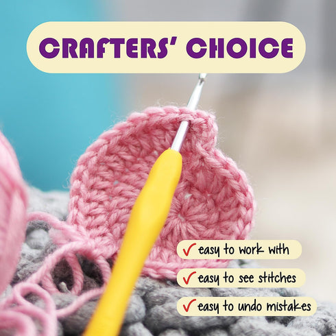 Acrylic Yarn for Crocheting & Knitting - Crochet Yarn for Crocheting, Knitting Yarn, Soft Yarn for Crocheting, 370 Yards Yarn for Knitting, Crafts...