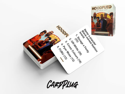 HoodFued : The Ultimate Family Trivia Card Game - A Culture-Centric Game That Brings Friends and Family Together for Fun and Knowledge and More Fu...