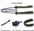 Pocket Chainsaw with Paracord Handle, Folding Chain Hand Saw, Emergency Outdoor Survival Gear for Camping, Hunting, Hiking, Cutting Wood & Tree (A...