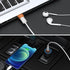 JXMOX USB C Female to USB Male Adapter 4-Pack,Type C to USB A Charger Cable Adapter for iPhone 11 12 13 14 15 Pro Max Plus,Samsung Galaxy S24 S23 ...