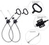 Nonley Sofa Recliner Cables, 2 Pack Couch Release Cables Recliner Replacement Parts D Ring Couch Recliner Pull Handle, Hook Exposed Cable with S T...